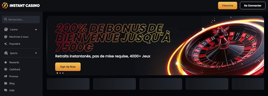 instant casino - casino en ligne retrait immediat